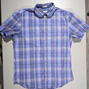 Calvin Klein | Short Sleeve Shirt | M | Purple | Never Worn